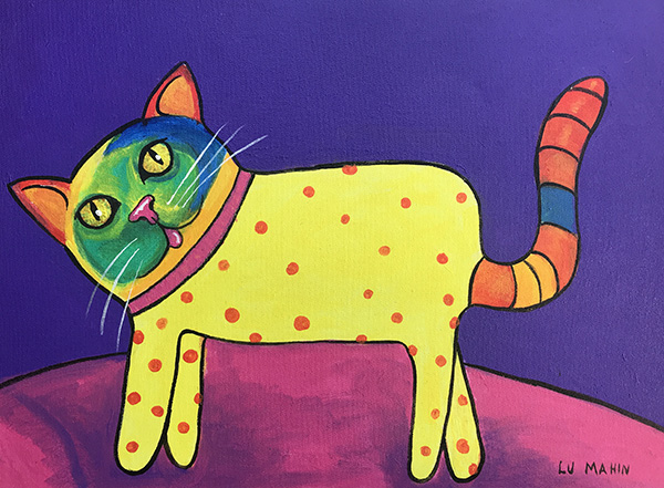 Meu gato divertido - 30 x 40 - AST - 2019